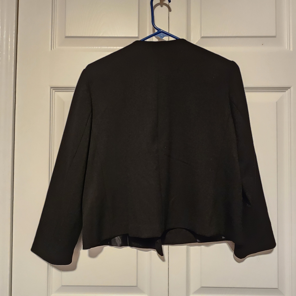 Zara Basic Black Blazer - Medium - image 8